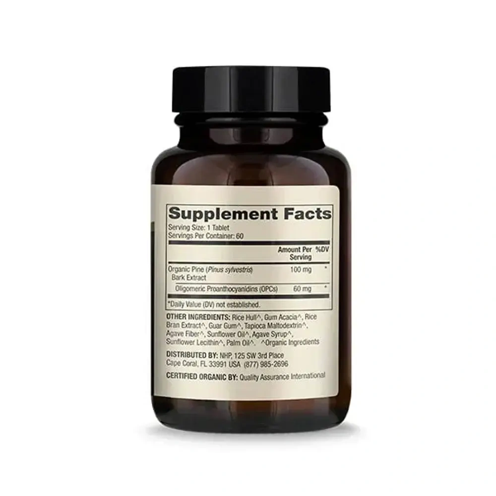 Product image for Organic Pine Bark Extract with OPCs.