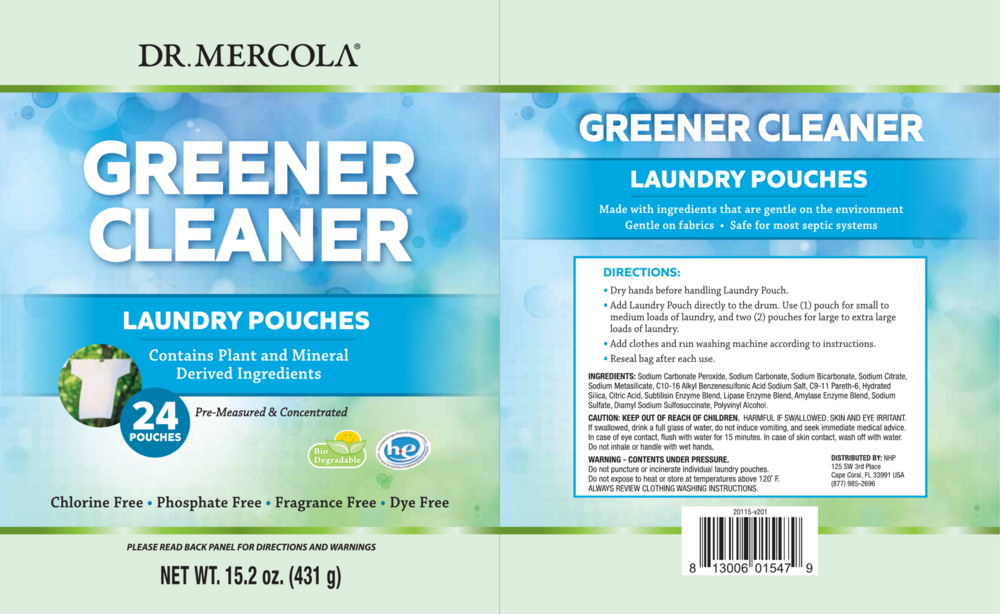 Product image for Greener Cleaner® Laundry Pouches.