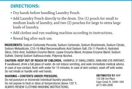 Product image for Greener Cleaner® Laundry Pouches.