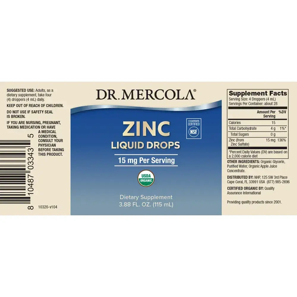 Product image for Zinc Liquid Drops.