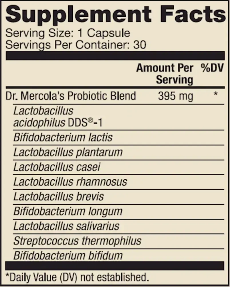 Product image for Complete Probiotics 100 Bill CFU.
