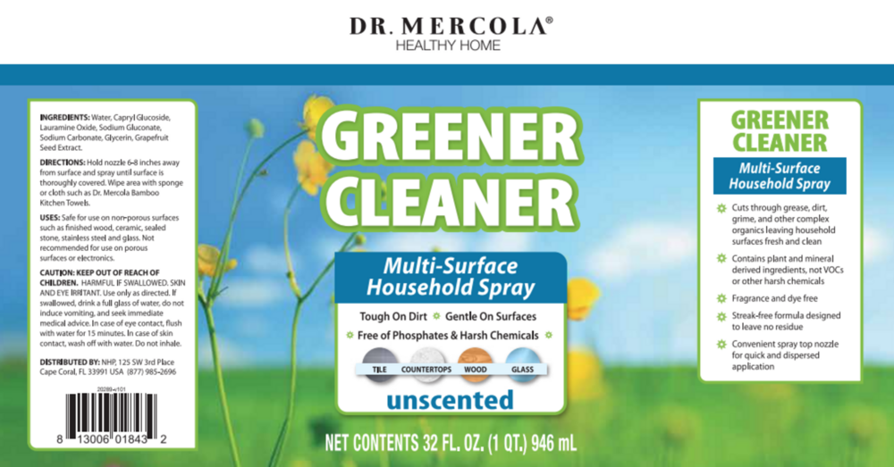 Product image for Greener Cleaner Multi Surface.