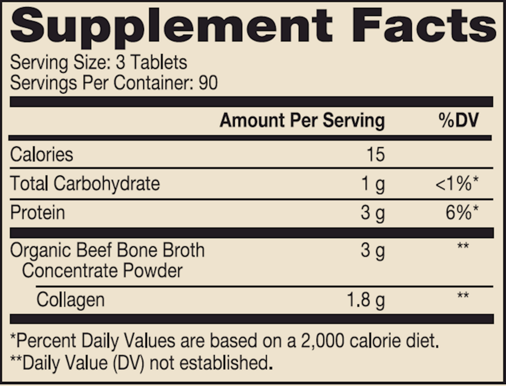 Product image for Collagen Organic Beef Broth.