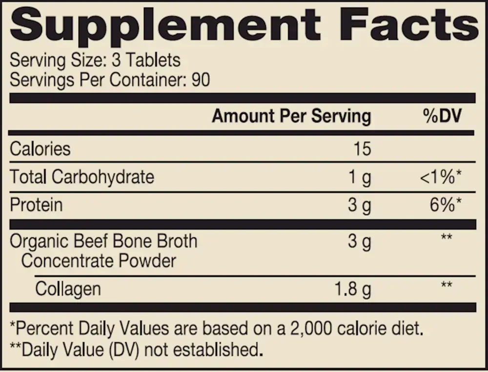 Product image for Collagen Organic Beef Broth.