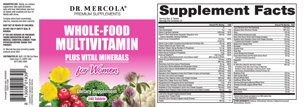 Product image for Whole Food Multivitamin Plus.