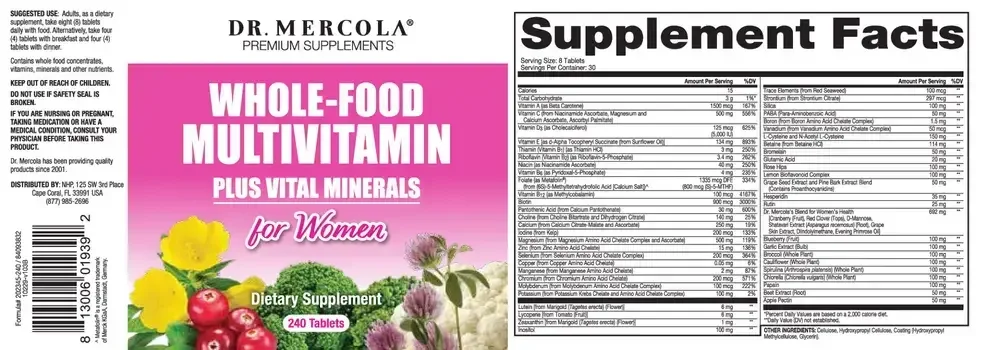 Product image for Whole Food Multivitamin Plus.