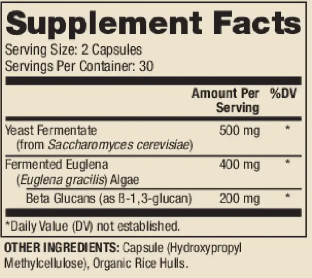 Product image for Fermented Beta Glucans.