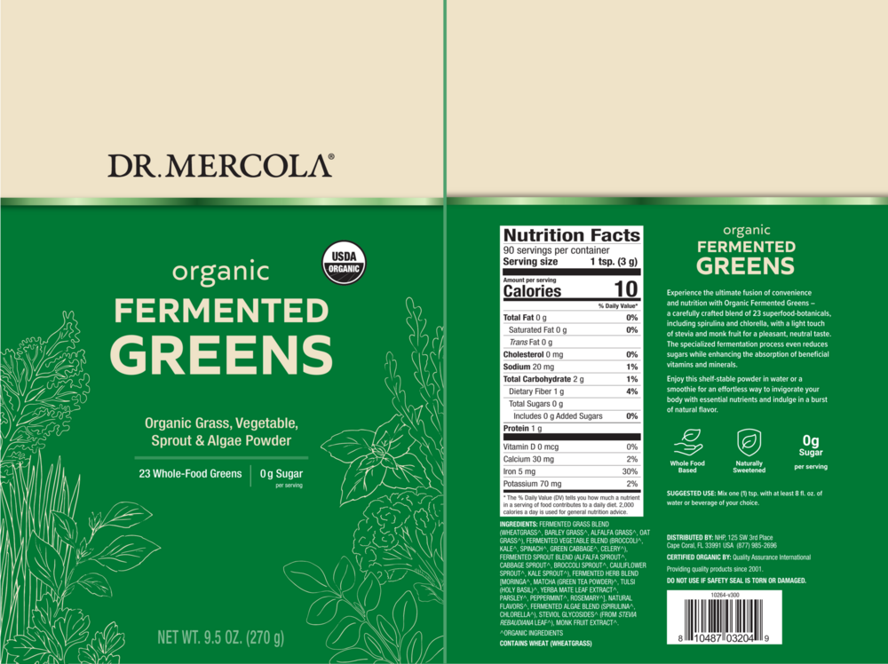 Product image for Organic Fermented Greens.