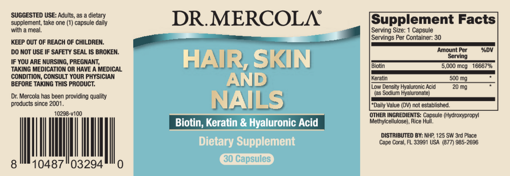 Product image for Hair, Skin and Nails.