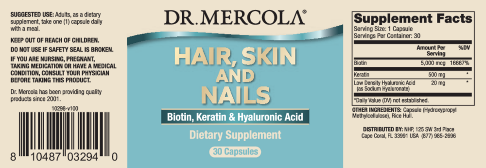 Product image for Hair, Skin and Nails.