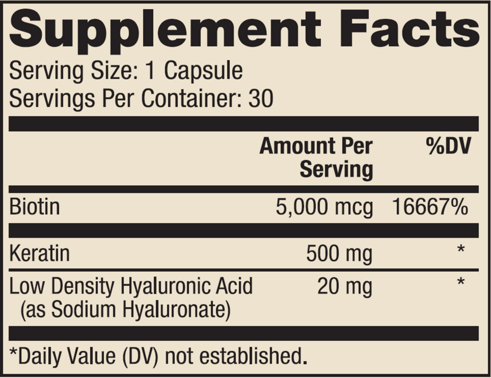 Product image for Hair, Skin and Nails.