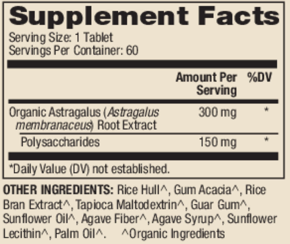 Product image for Organic Astragalus Extract.