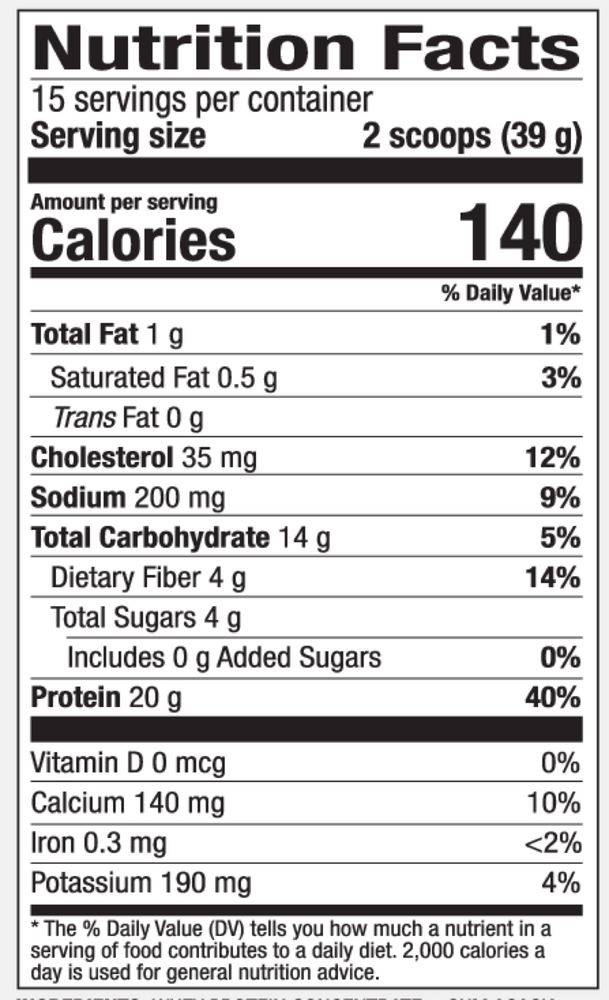 Product image for Organic Whey Protein - Vanilla.