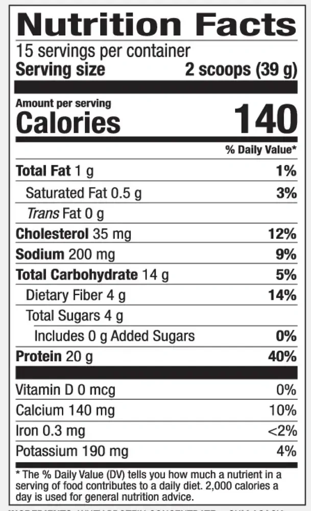 Product image for Organic Whey Protein - Vanilla.