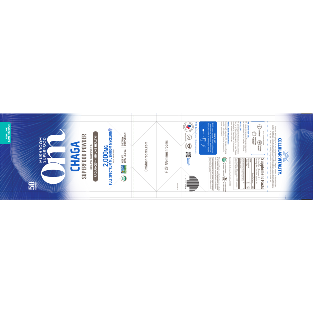 Product image for Chaga Mushroom Superfood Powder.