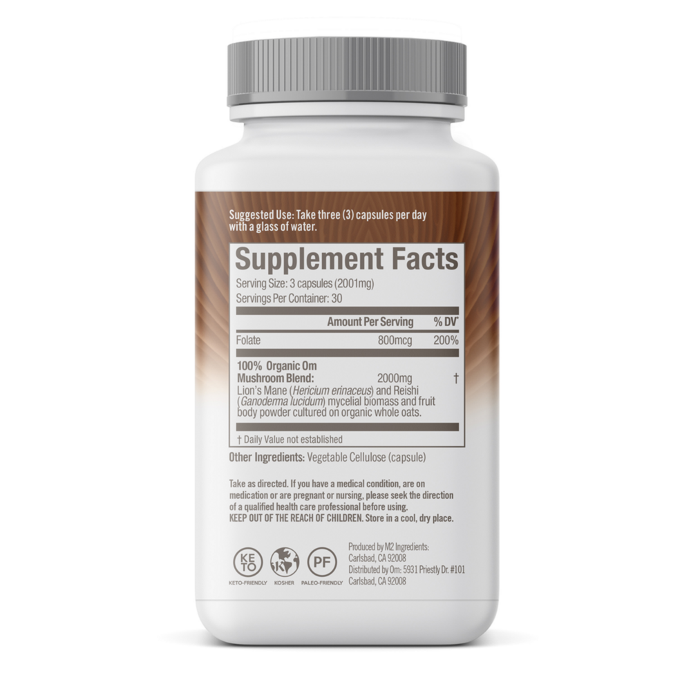 Product image for Brain Fuel Mushroom Superfood Capsules.