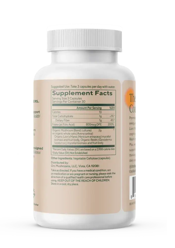 Product image for Brain Fuel Mushroom Superfood Capsules.