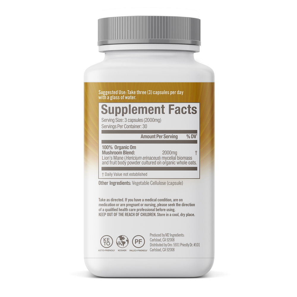 Product image for Lion's Mane Mushroom Superfood Capsules.