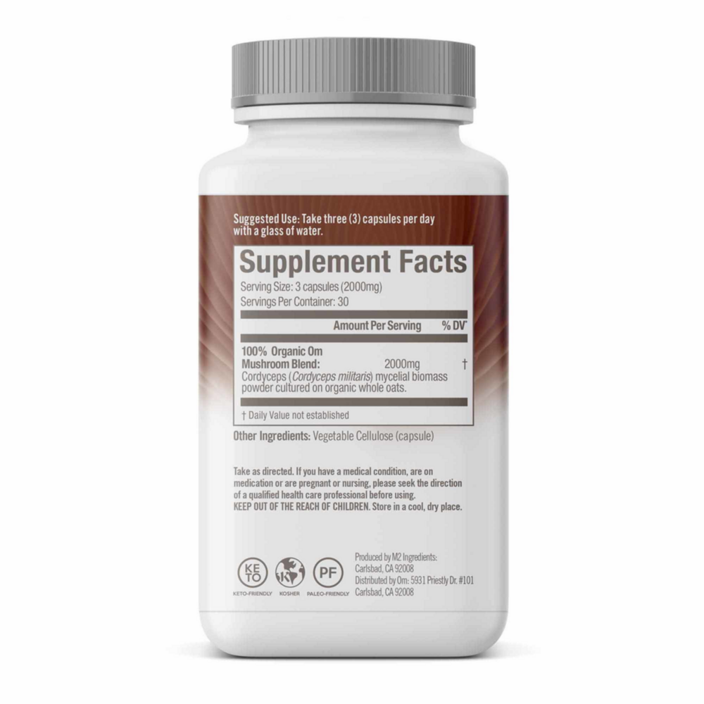 Product image for Cordyceps Mushroom Superfood Capsule.