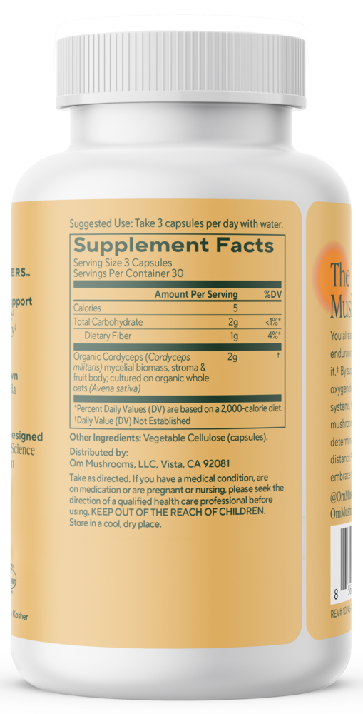 Product image for Cordyceps Mushroom Superfood Capsule.