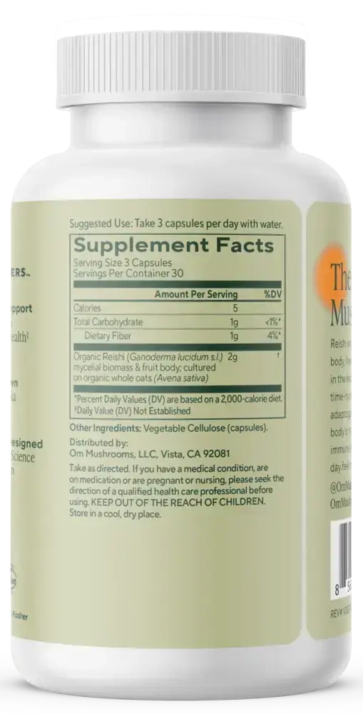 Product image for Reishi Mushroom Superfood Capsule.