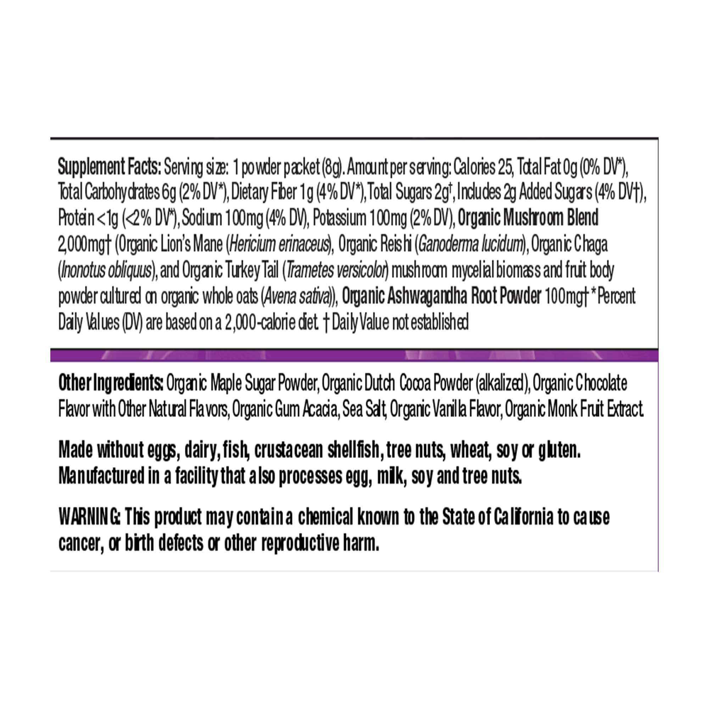 Product image for Mushroom Powered Hot Chocolate.