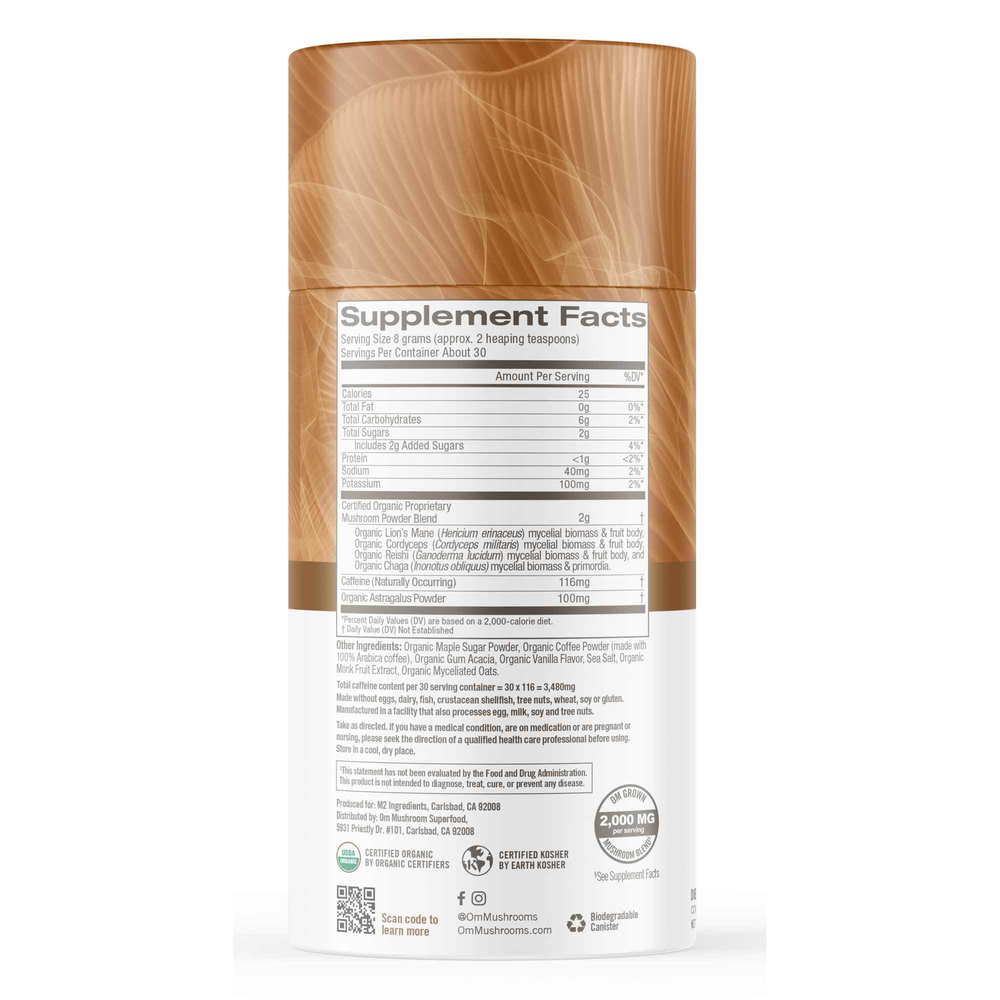 Product image for Mushroom Coffee Latte Blend.