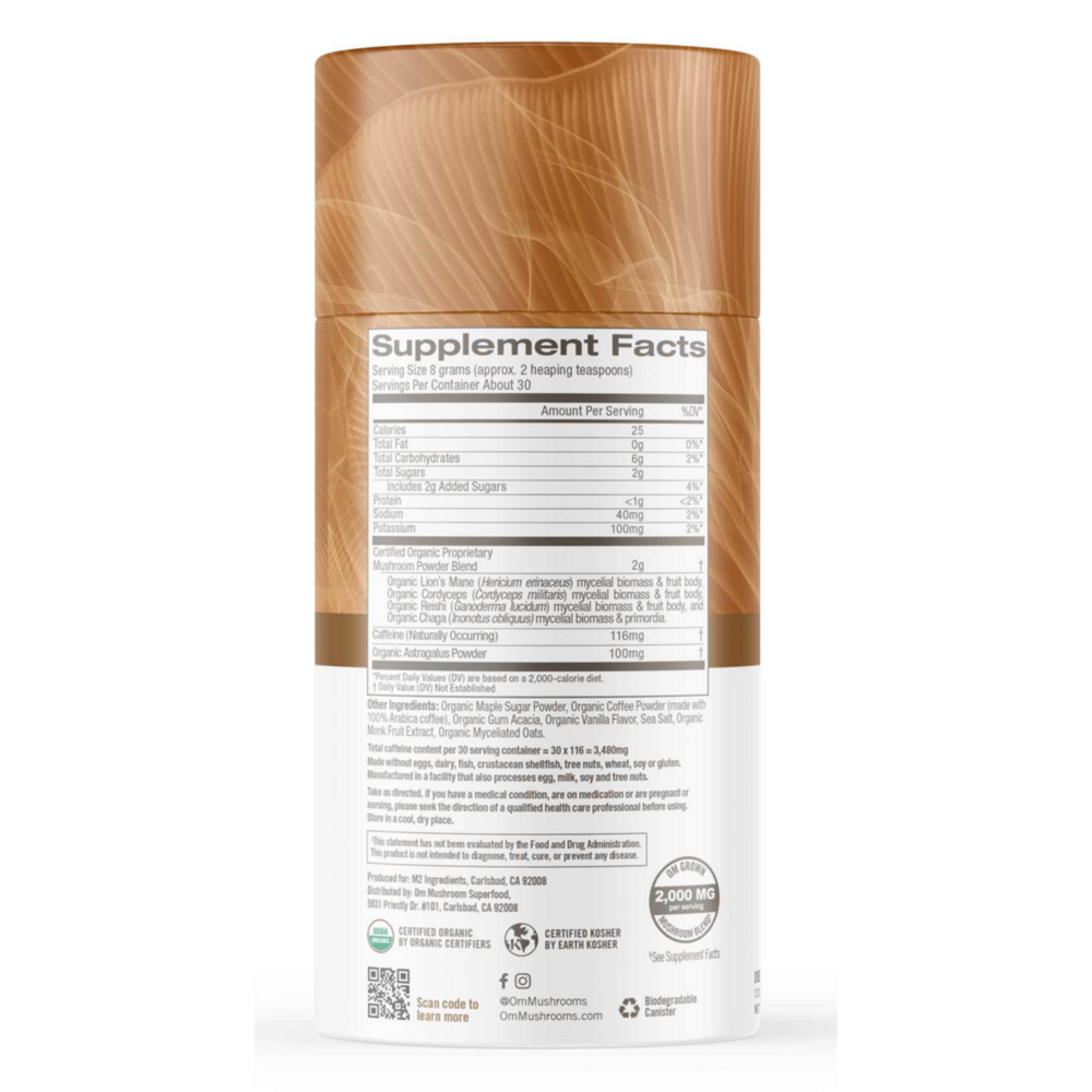 Product image for Mushroom Coffee Latte Blend.