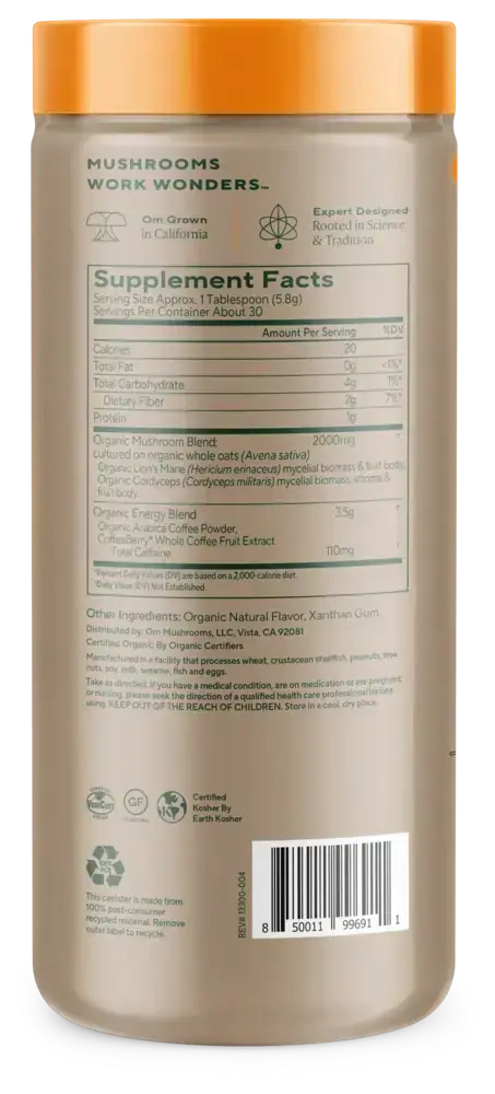 Product image for Mushroom Coffee Latte Blend.