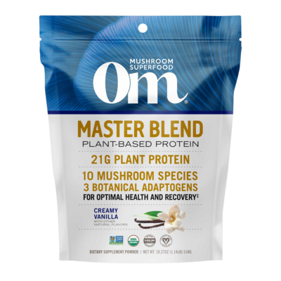 Mushroom Master Blend Vanilla Protein 518 Grams