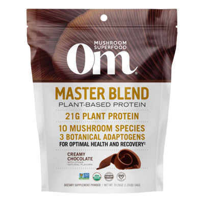 Mushroom Master Blend Chocolate Protein 546 Grams