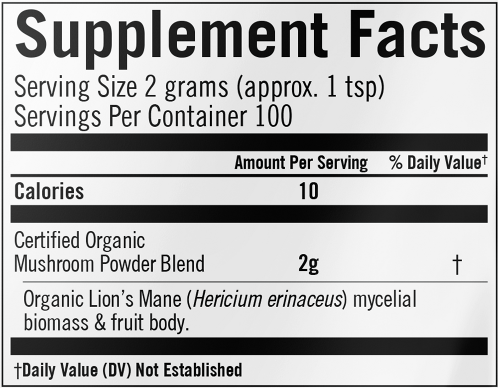 Product image for Lion's Mane (Hericium erinaceous).
