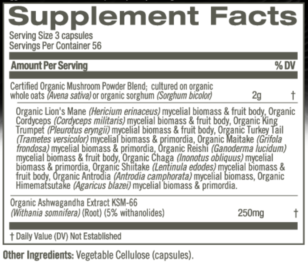 Product image for Mushroom Master Blend.