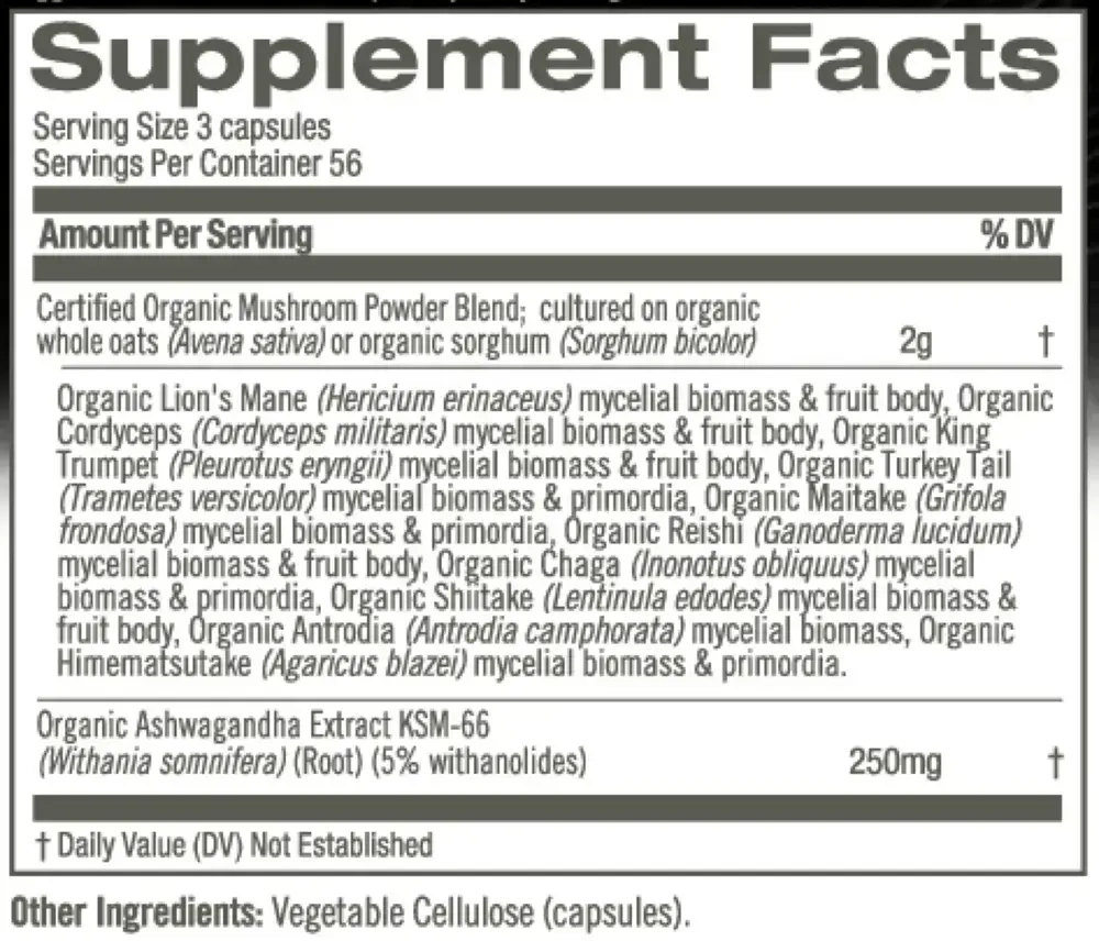 Product image for Mushroom Master Blend.