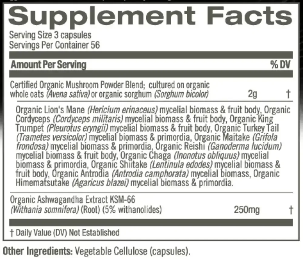 Product image for Mushroom Master Blend.
