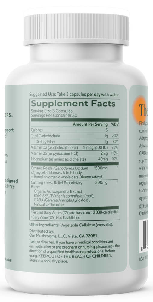 Product image for Relax Mushroom Capsules.