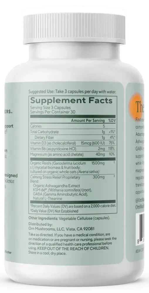 Product image for Relax Mushroom Capsules.