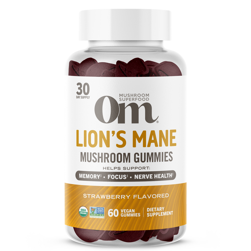 Product image for Lion&#39;s Mane Mushroom Gummies.