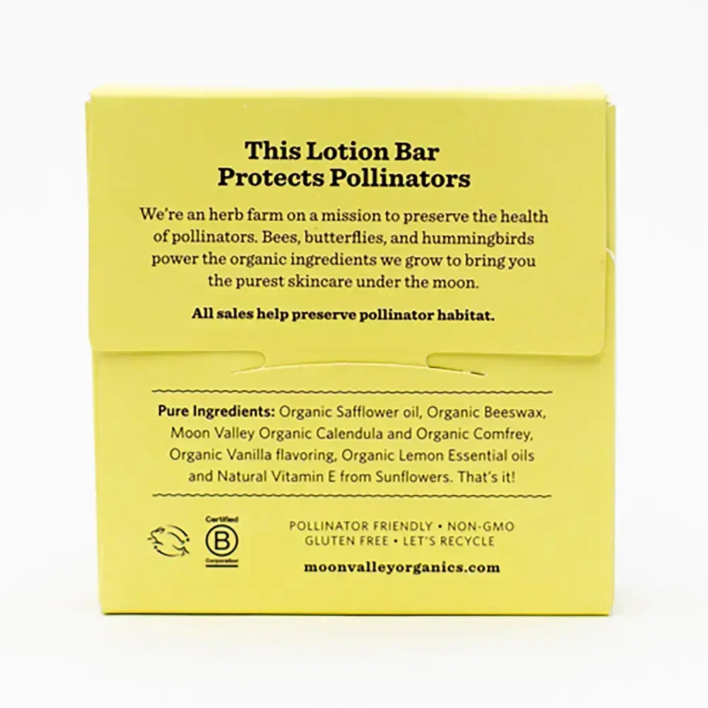 Product image for Moon Melt Lotion Bar Lemon Vanilla.