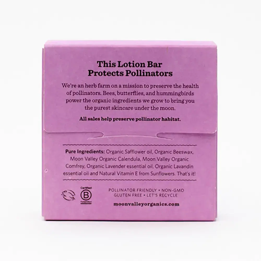 Product image for Moon Melt Lotion Bar Lavender.