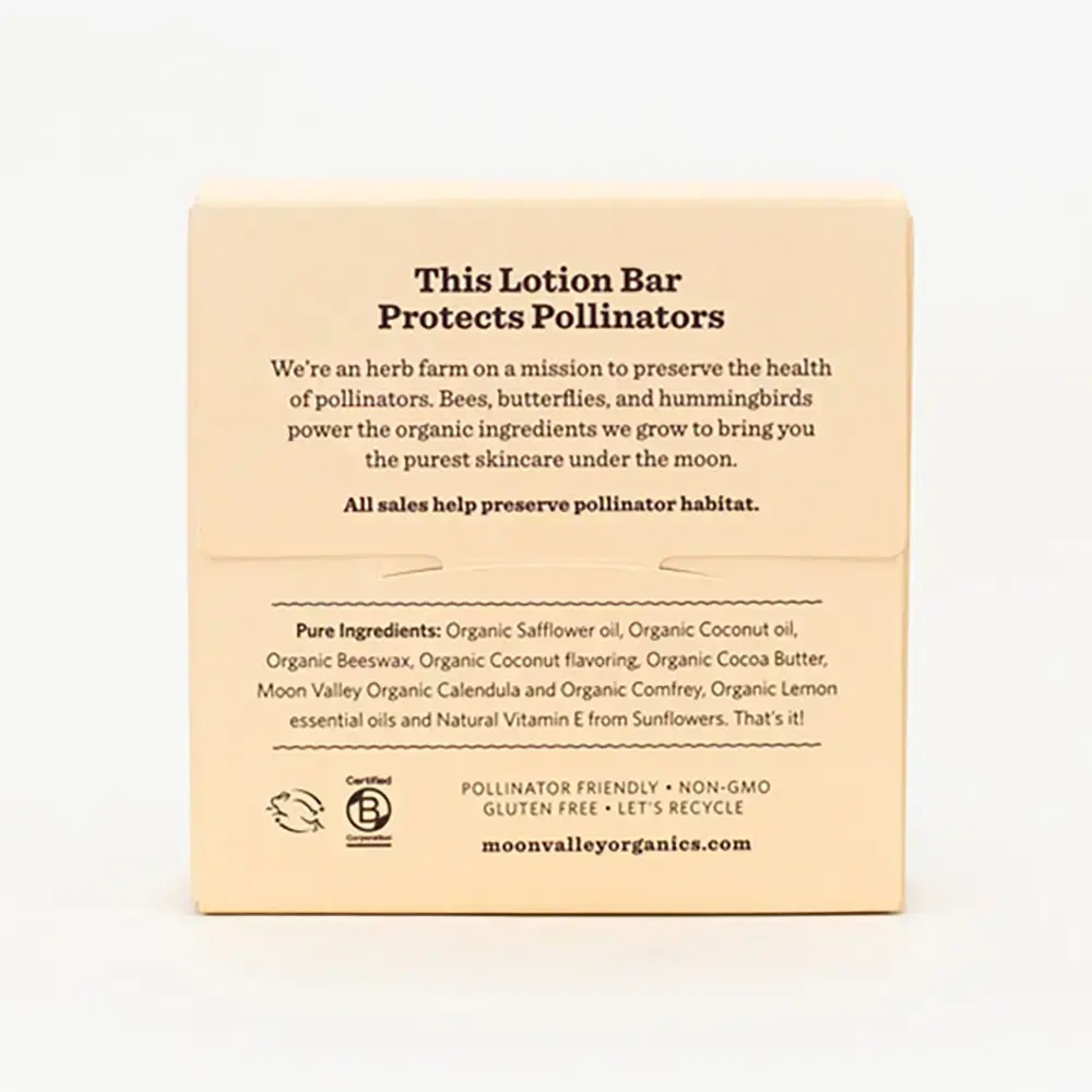 Product image for Moon Melt Lotion Bar Coconut Lemon.