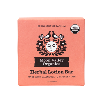 Moon Melt Lotion Bar Bergamot Geranium