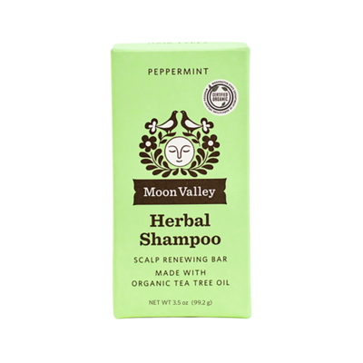 Herbal Shampoo Bar - Peppermint Tea Tree 4 Ounces