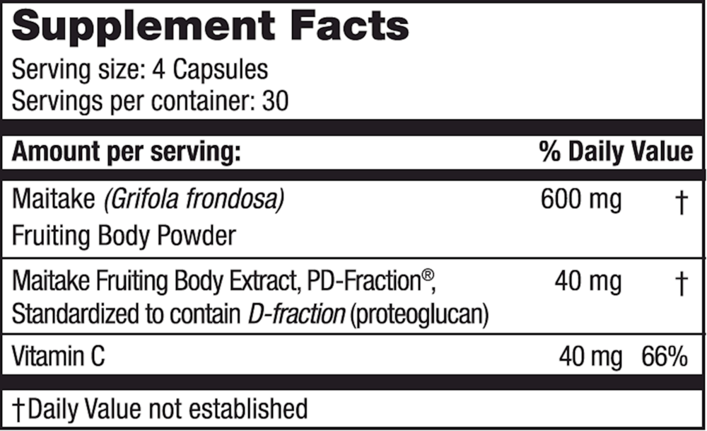 Product image for Maitake D-Fraction (Standard).