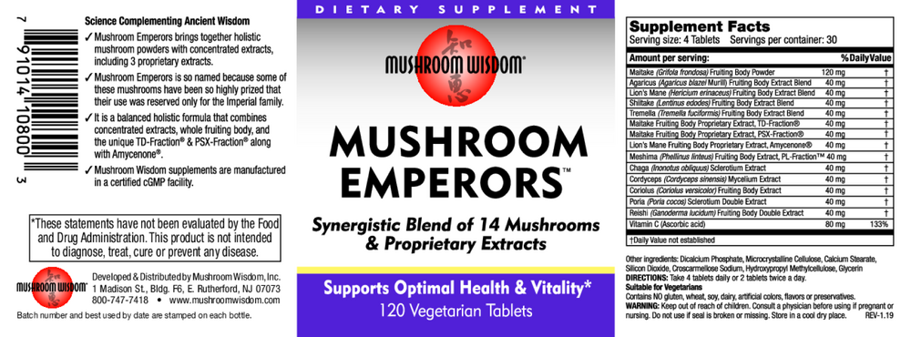 Product image for Mushroom Emperors.