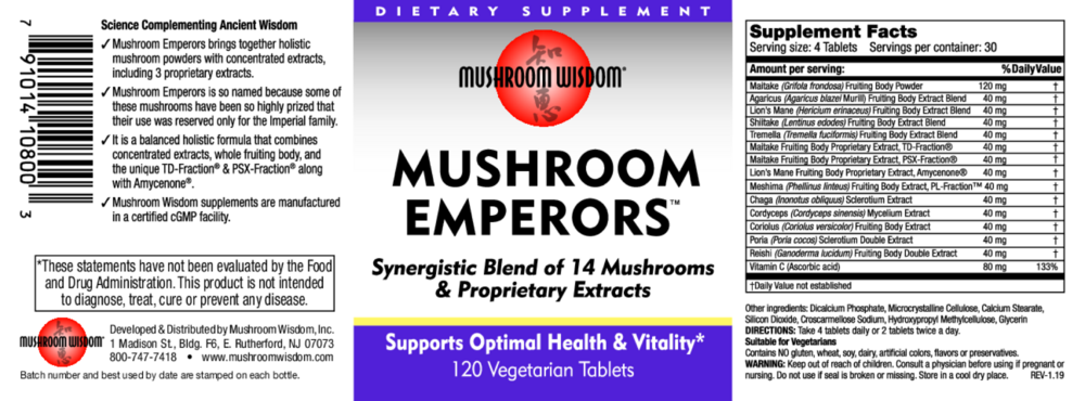 Product image for Mushroom Emperors.