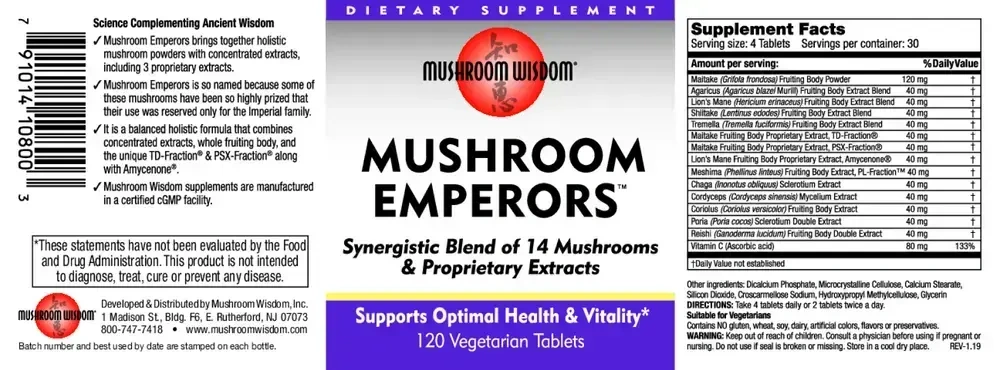 Product image for Mushroom Emperors.