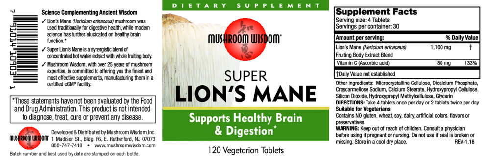 Product image for Super Lions Mane.