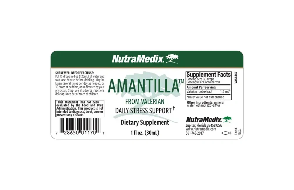 Product image for Amantilla (from Valerian) Daily Stress Support.