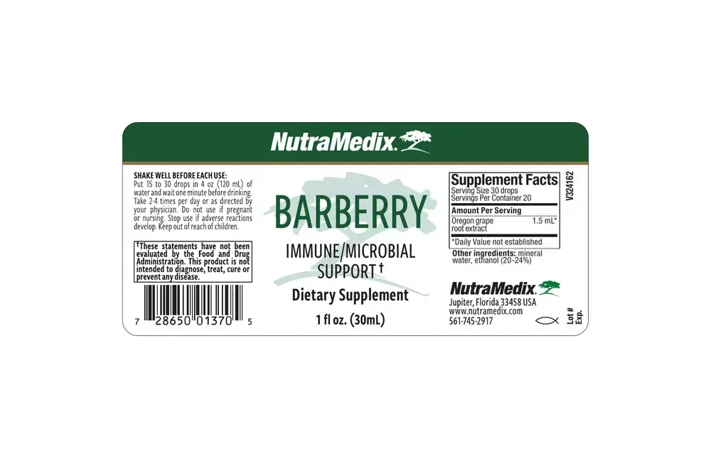 Product image for Barberry Microbial Defense.